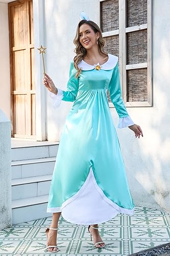 Miniatura 3 de Vestidos de princesa para mujeres, adultos, disfraz de princesa con accesorios para Halloween