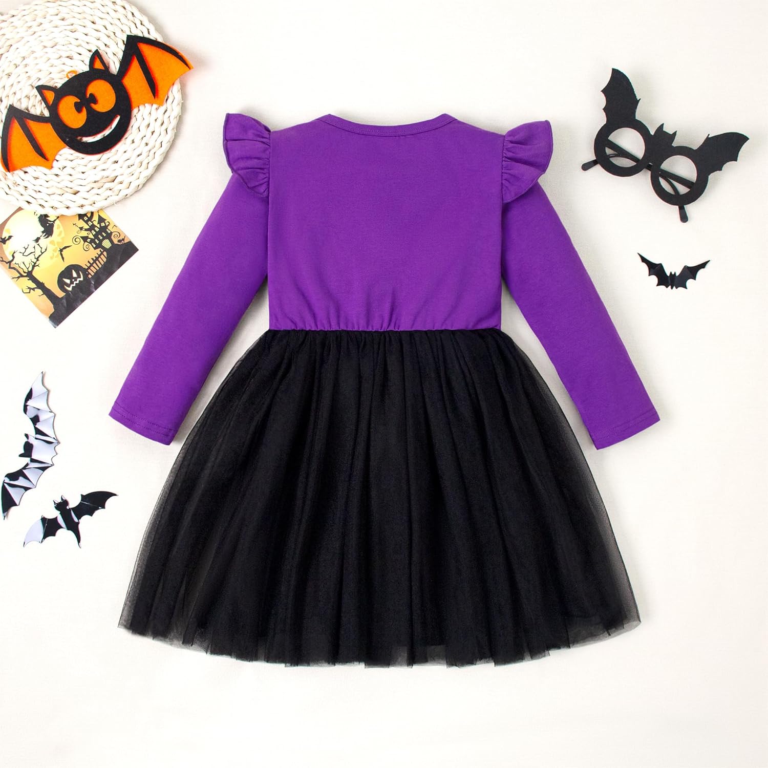 LYSMuch Toddler Girl Long Sleeve Tulle Dress Tutu Baby Dresses Kid Holiday Clothes - Image 4