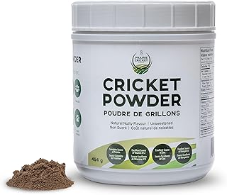 Prairie Cricket Farms Protein-Packed Premium Cricket Powder | Naturally Nutty Flavour | Insect Protein | Naturally Nutty F...