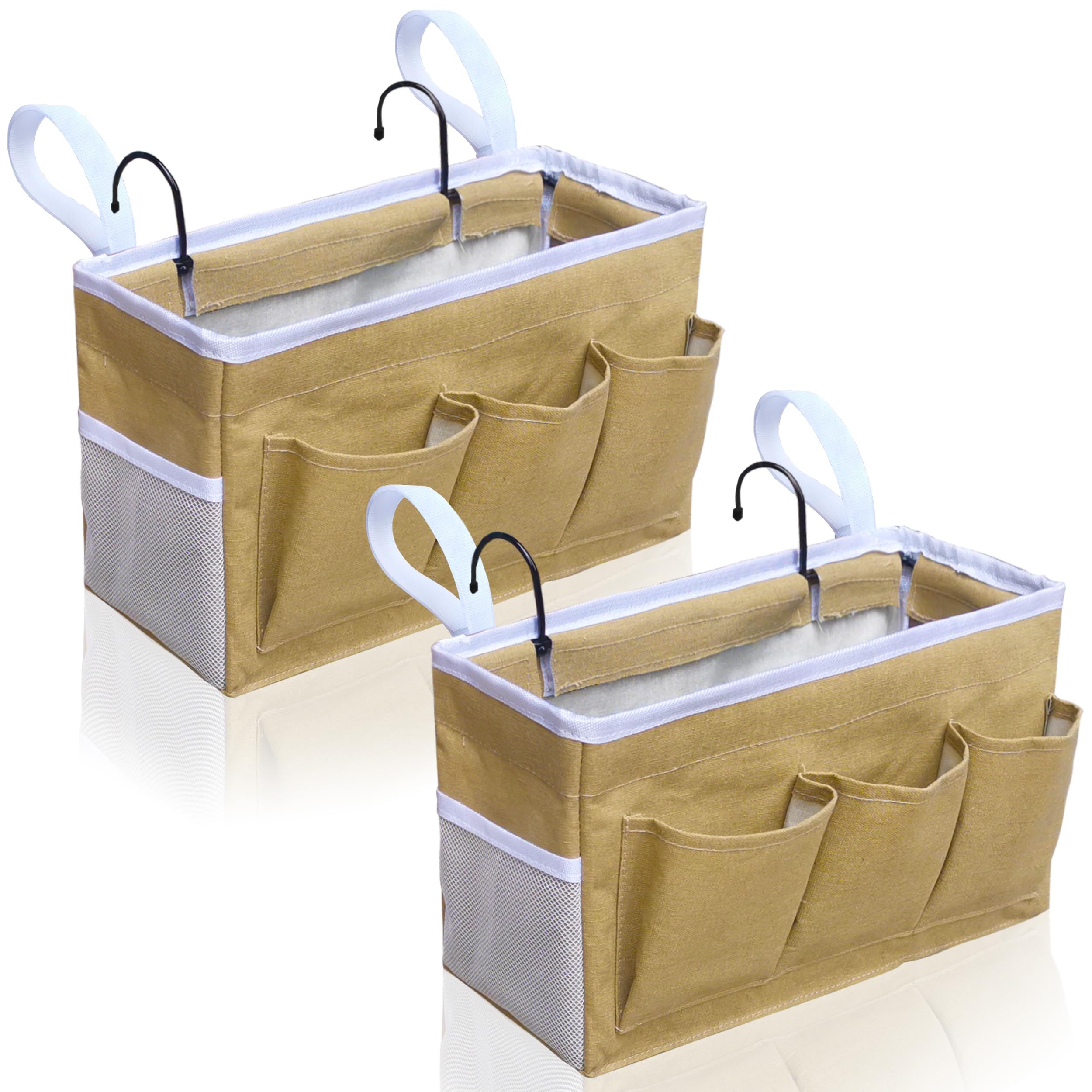 Kanrichu Bedside Caddy 3-pocket (Khaki-2pcs)
