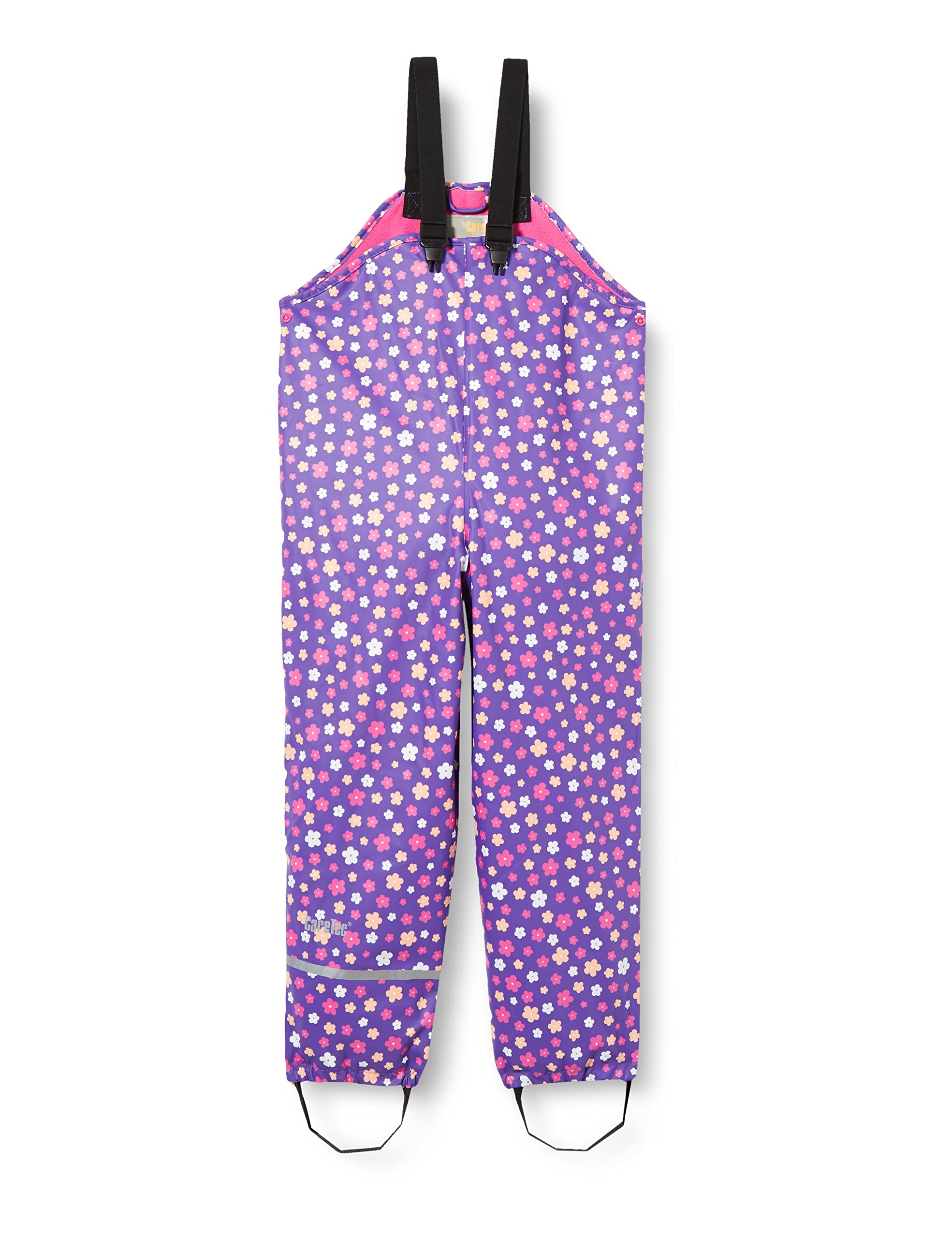CareTec Rain Overall-Pu W. Fleece Pantaloni Impermeabili Bambine e Ragazze