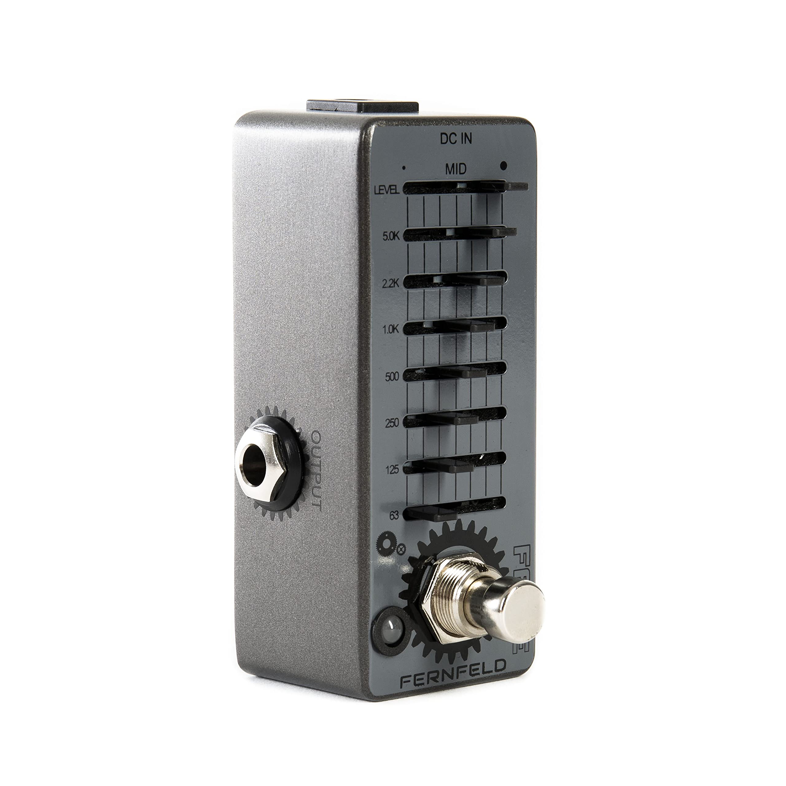 Fame Fernfeld Equalizer, Gitarren Bass Equalizer, 7 Frequenzbänder, Level-Regler, True Bypass