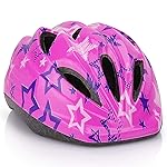LX LERMX Kids Bicycle Helmet Ages 5-14 Adjustable from Toddler to Youth Size, Durable Helmet with Fun Designs for Boys and Girls