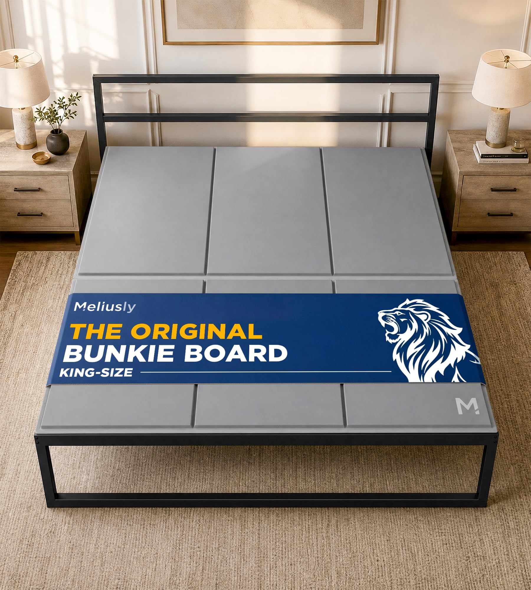 Meliusly Original Bunkie Board King Size (76x80) - Under Bed Support