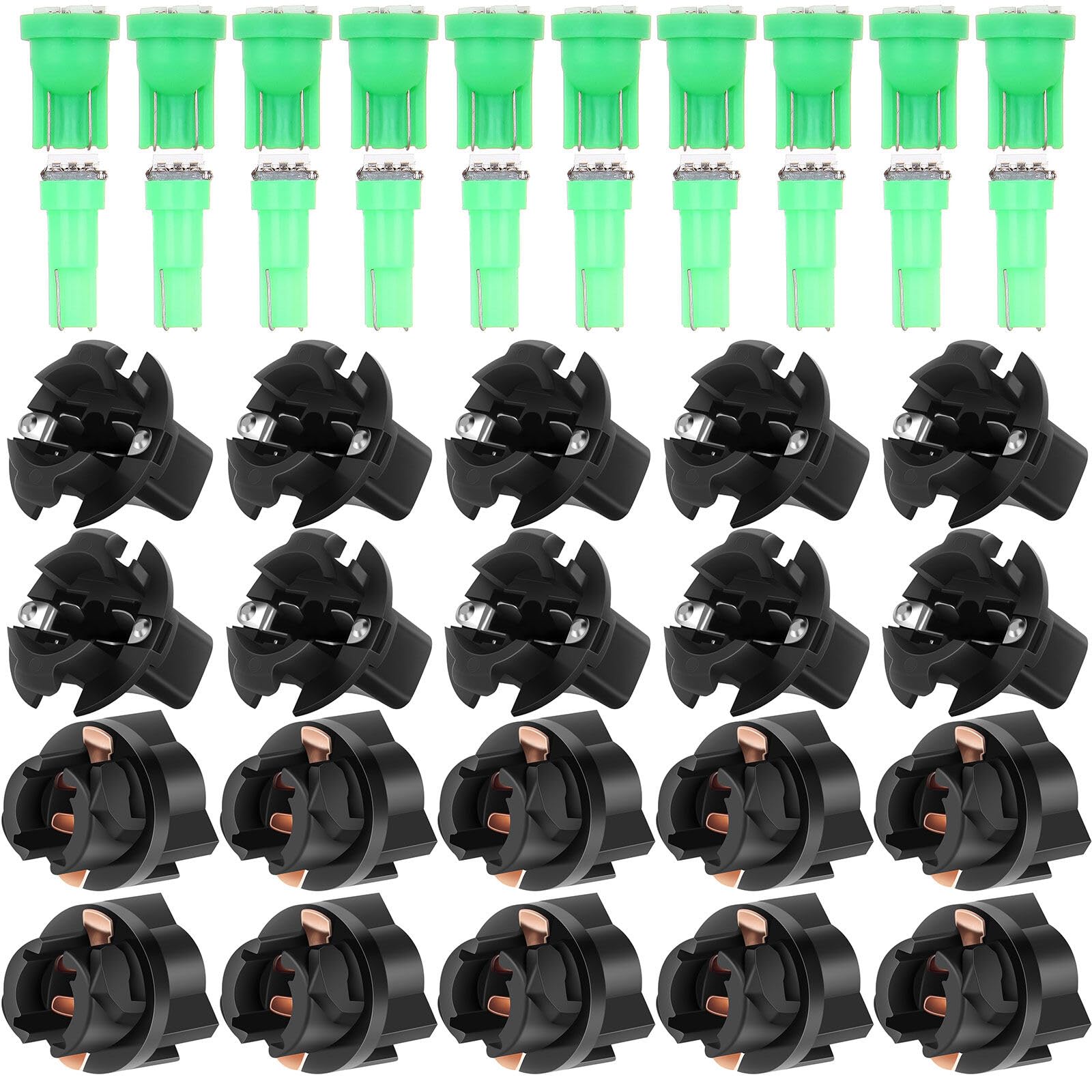 LBRST 10 x T10 6-3020-SMD Green 168 Instrument Lights 10 x T10 5/8