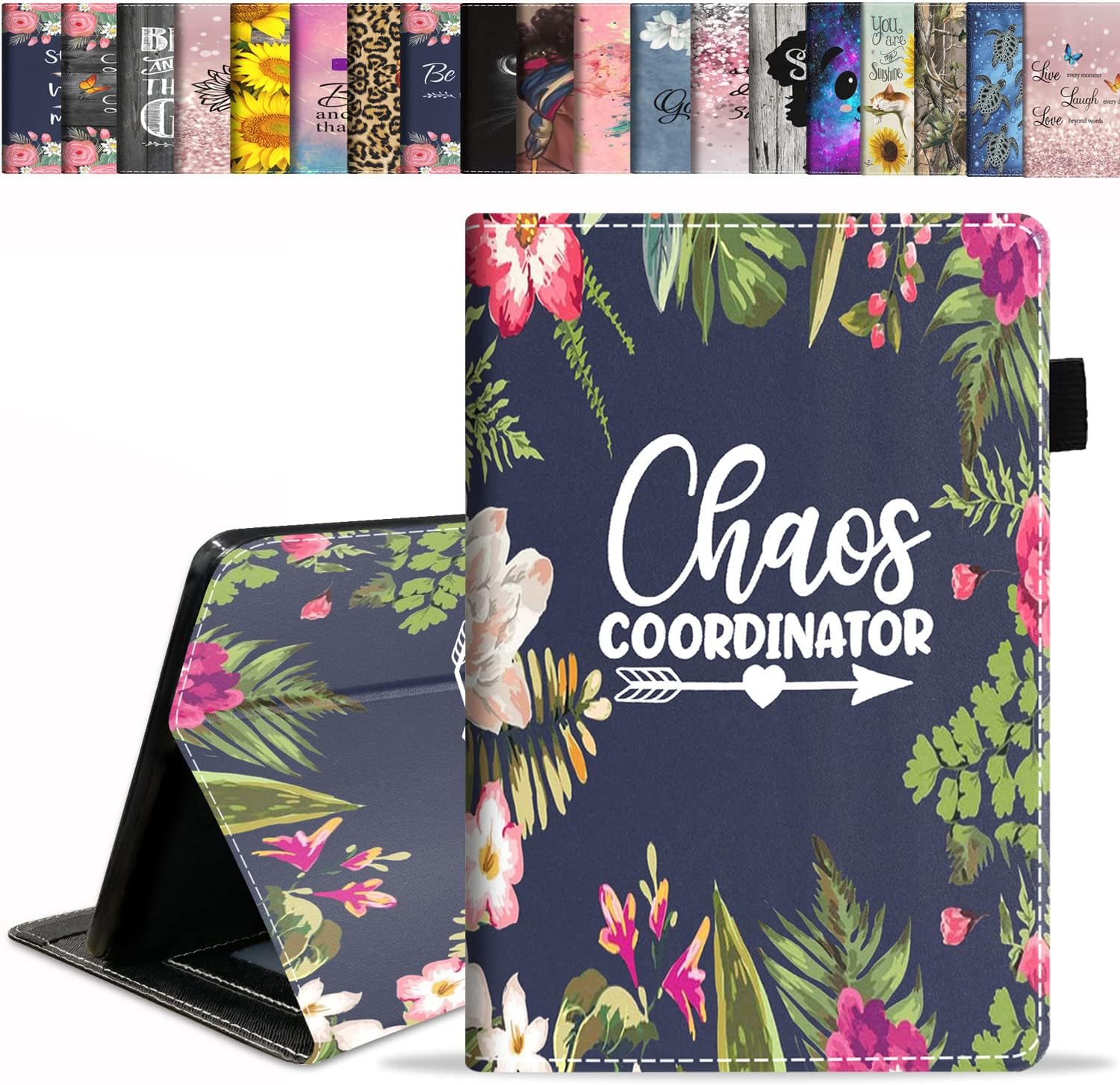 Case for Amazon Fire HD 10 Tablet 10.1" (9th/7th Generation, 2019/2017 Release) - Premium PU Leather Stand Cover with Auto Wake/Sleep - Jungle Camo Deer