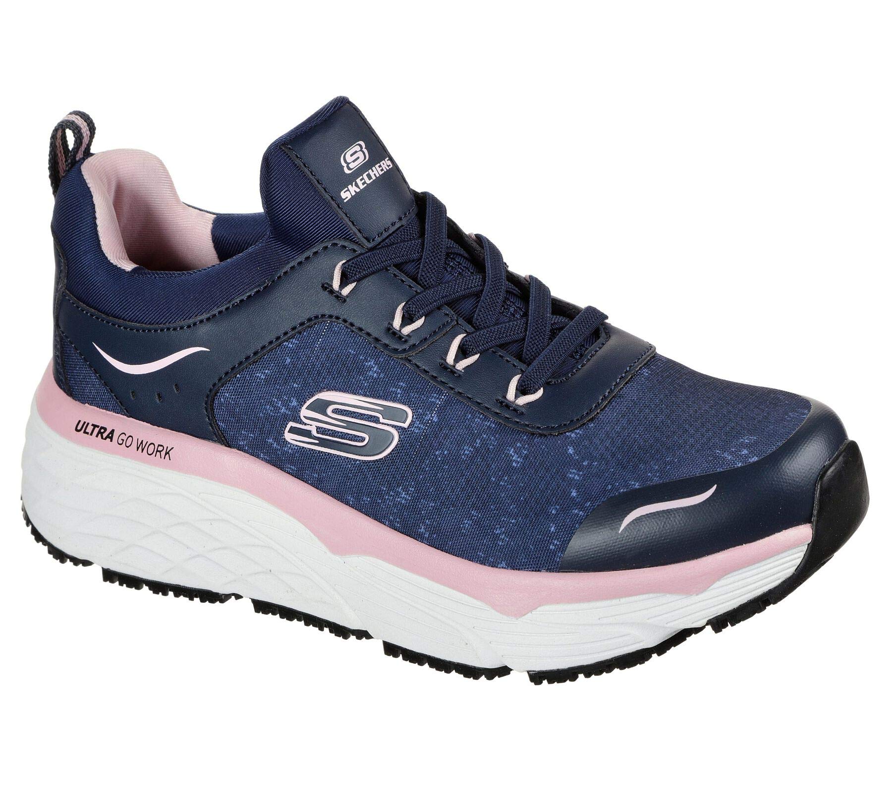 SkechersWork Rastip, Women's, Black/Multi, Soft Toe, Slip Resistant Athletic