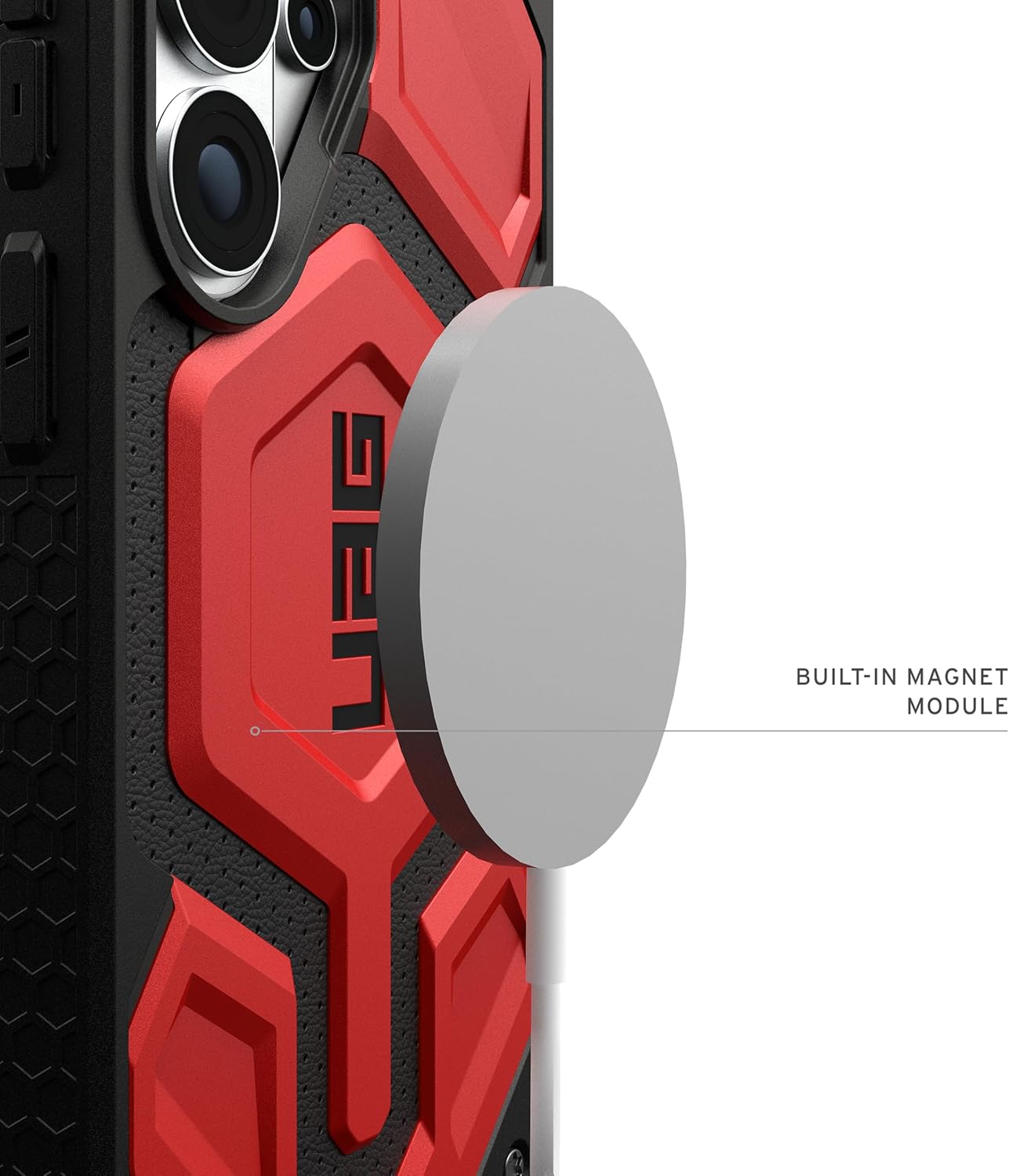 URBAN ARMOR GEAR UAG for Samsung Galaxy S26 Ultra Case 6.9" Monarch Pro - Magnetic Charging Compatible Rugged Military Drop Tested Protective Cover, Crimson