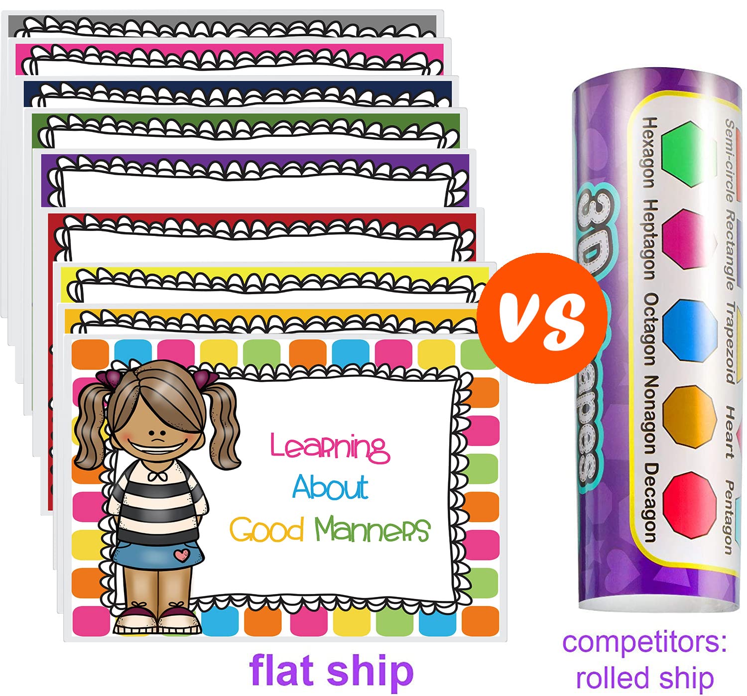 9 Classroom Rules Posters Classroom Bulletin Board Decorations Set Good