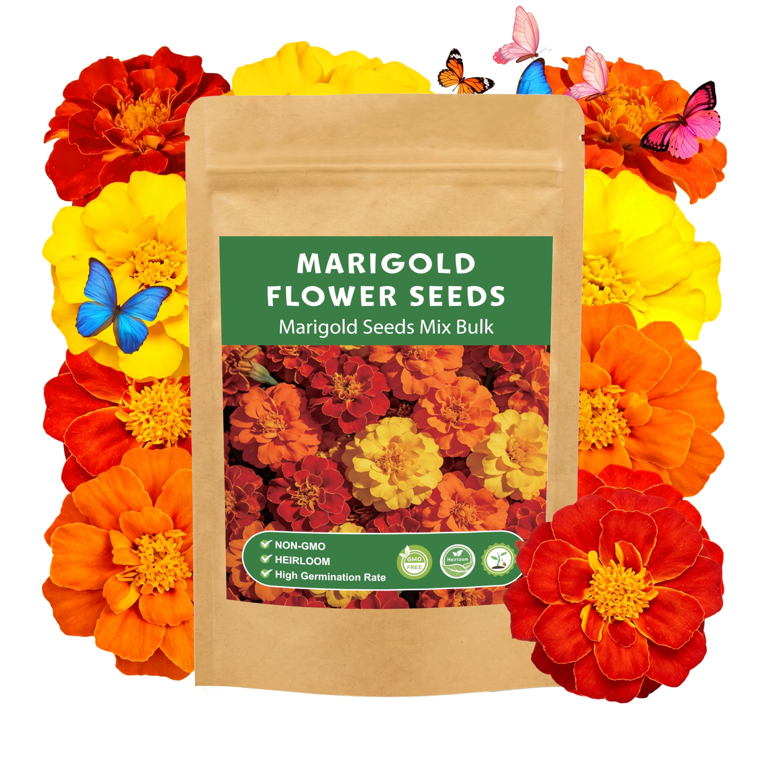 LUOJIBIE Marigold Seeds 12,000