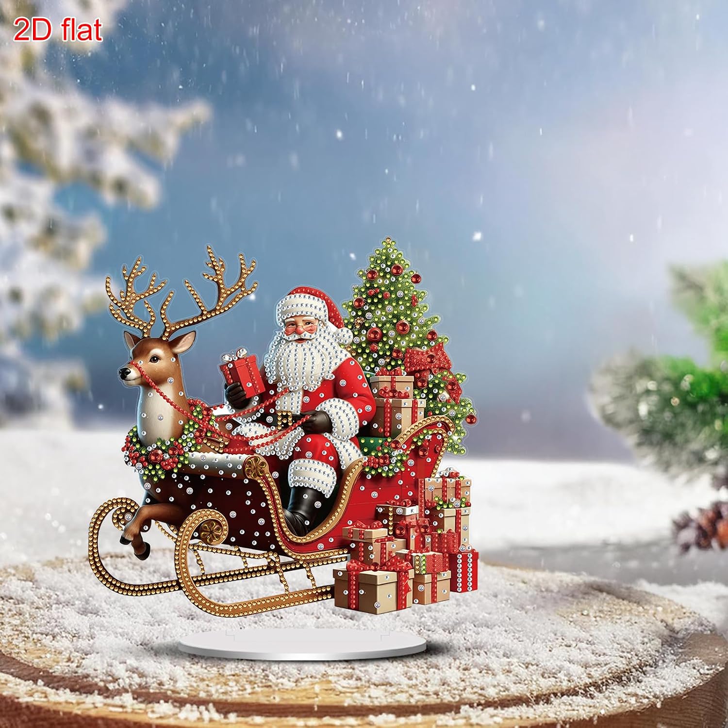2D Flat Christmas Print DIY Diamond Painting Kit (LB359) image 3