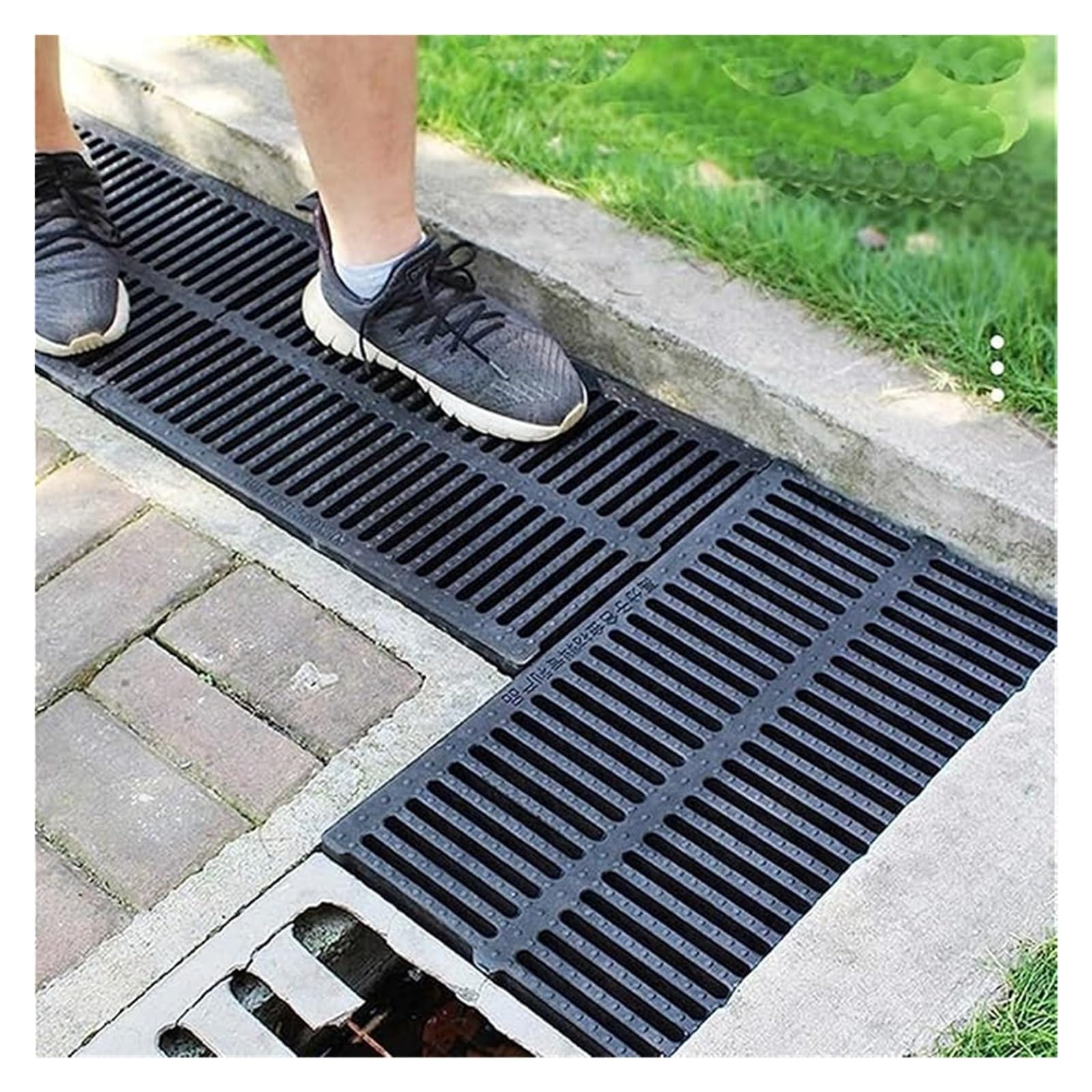 Abflusssieb – Robustes Harz-Kunststoffrost für Garage und Garten | Resistent gegen Strapazen und Erosion | 120x150cm