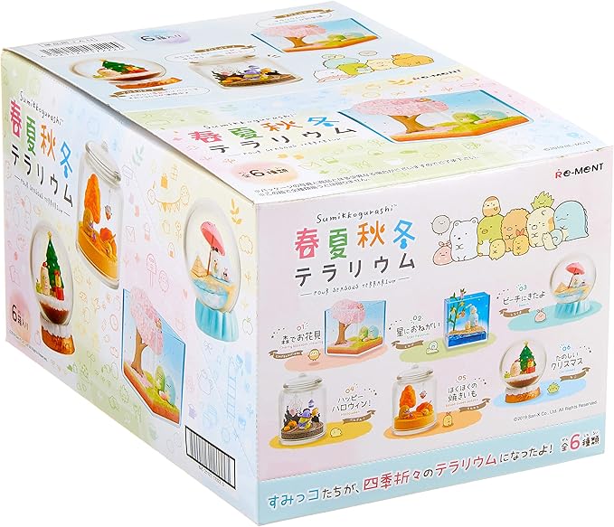 Amazon すみっコぐらし 春夏秋冬テラリウム Box商品 1box 6個入り 全6種類 アニメ 萌えグッズ 通販