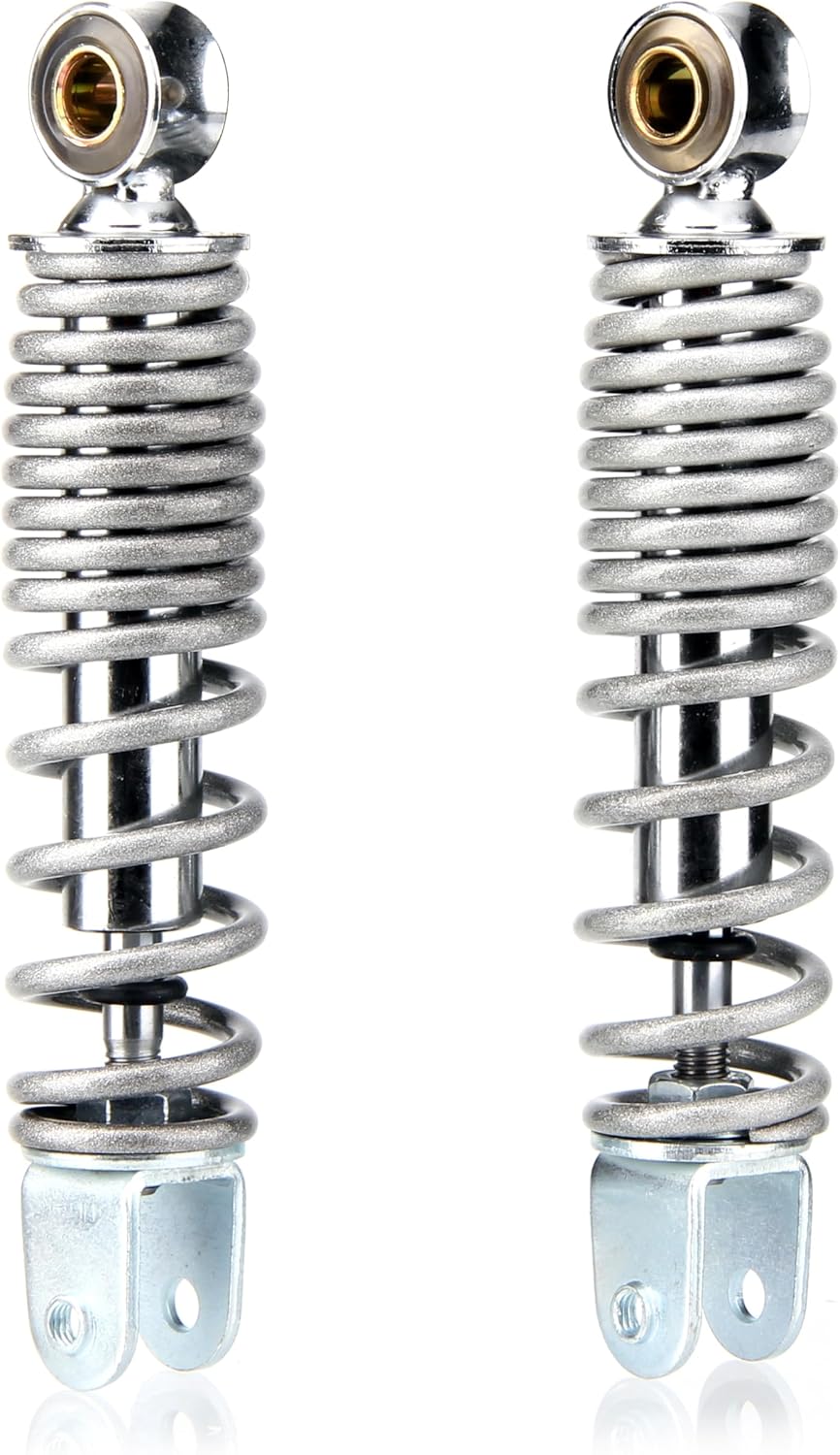 PW50 Shock, PW50 Rear Shocks for yamaha PW50 PY50 PEEWEE 50CC Kid Bikes 200mm Shock Absorber (Silver)