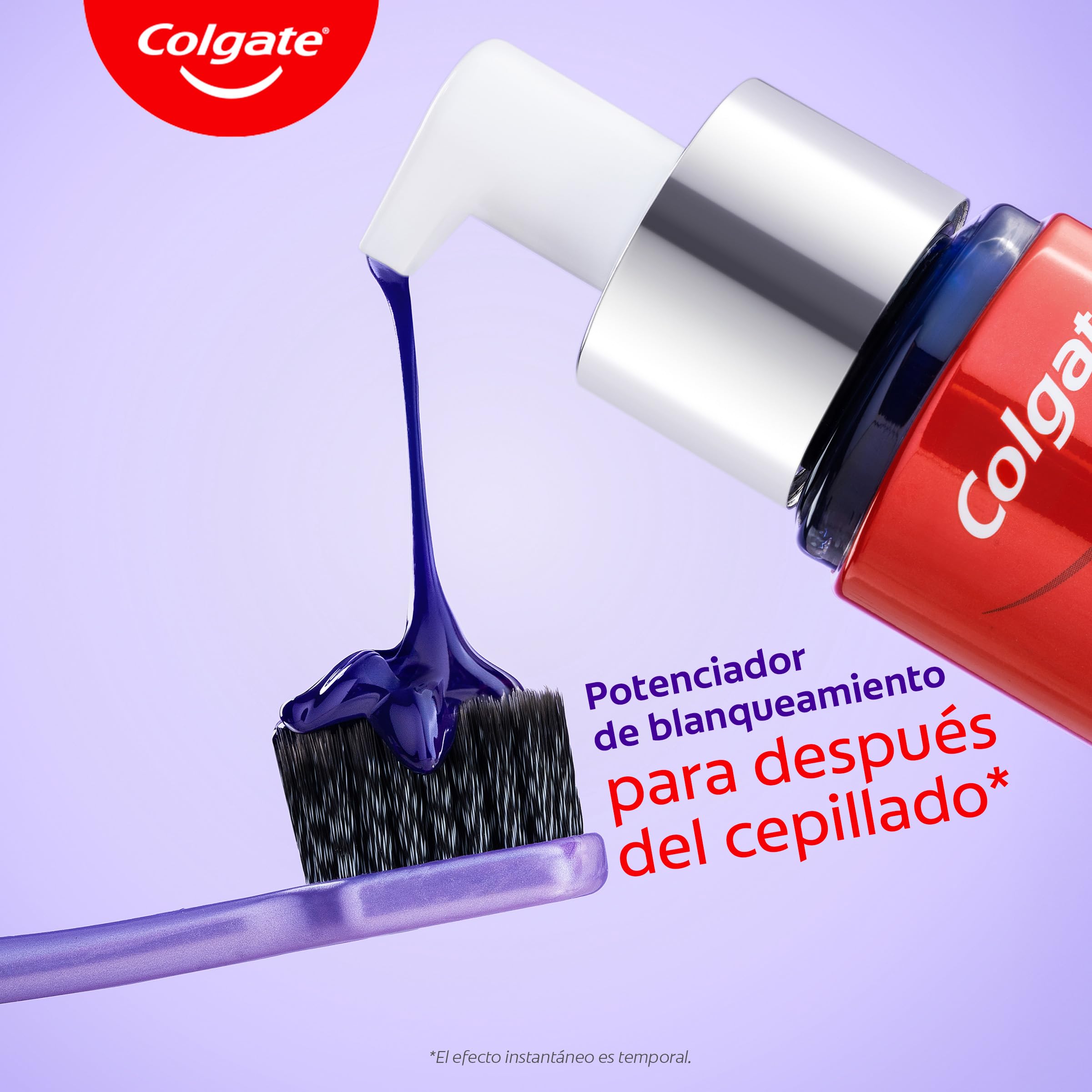 Colgate Max White Sérum Morado 40ml, Blanqueador Dental Instantáneo sin Flúor, Blanquea Instantáneamente, Fórmula de Doble Acción para Corrección del Color y Resultados Blanqueadores Duraderos — view 7