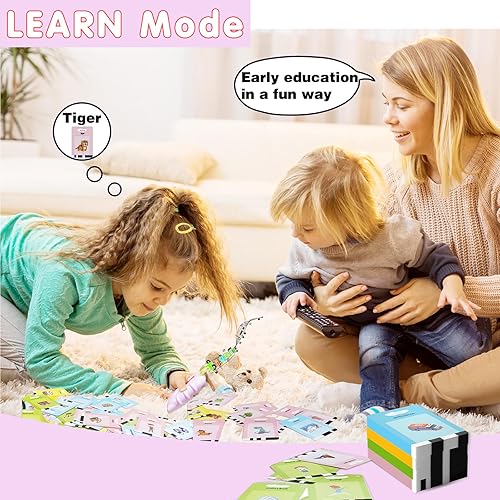 Miniatura 4 de Tarjetas didácticas del alfabeto, palabras visuales que hablan, audible de bolsillo, juguetes sensoriales para niños autistas, terapia del habla