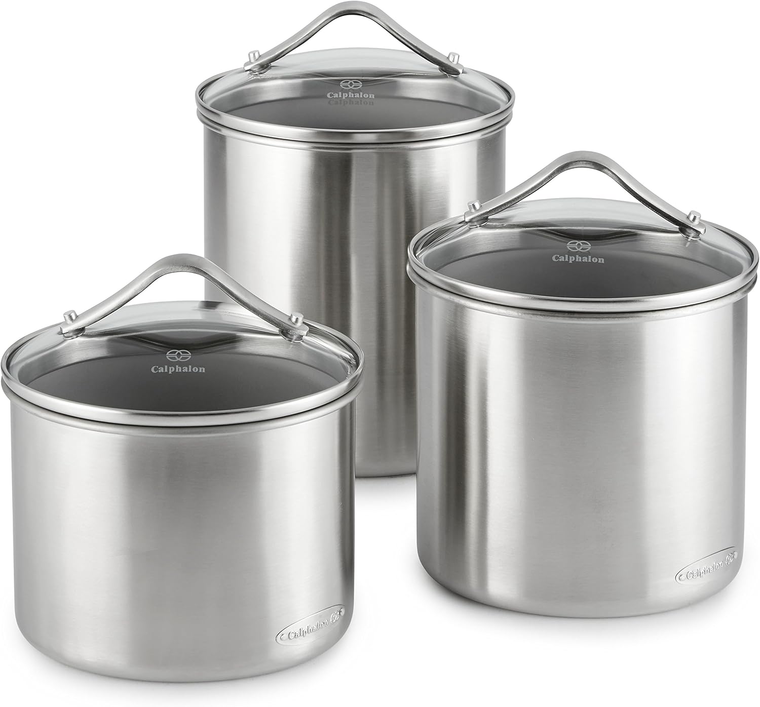 Calphalon Pantryware 6 Piece Oval Canister Set Food