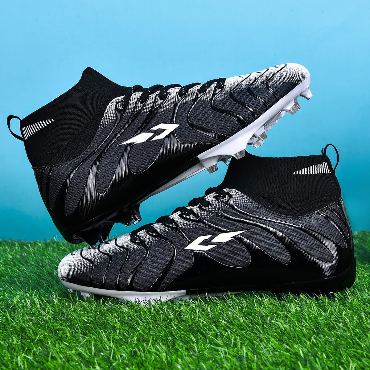 KIUSMETY Soccer Cleats for Mens Womens Indoor Turf Football Shoes Training Sneaker - Image 5