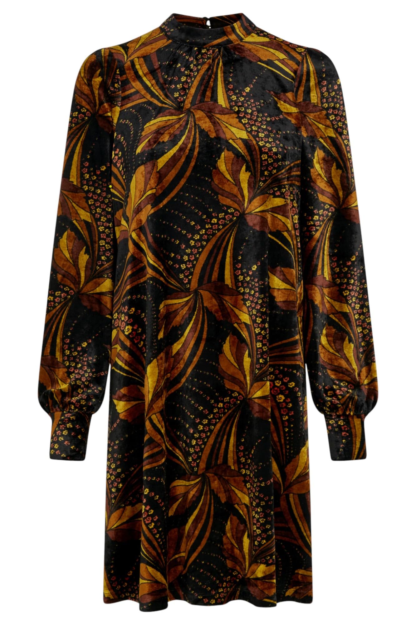 King Louie Damen Kleid aus weichem Samt Sandy Dress Shimmy (