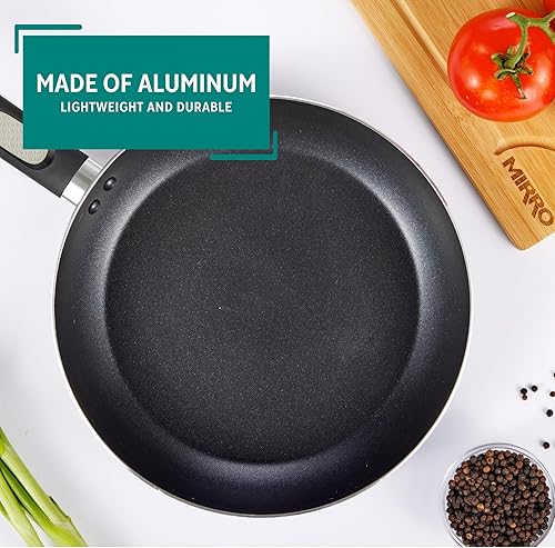 Miniatura 3 de Mirro A7970784 Get A Grip - Sartén antiadherente de aluminio de 12 pulgadas, color negro