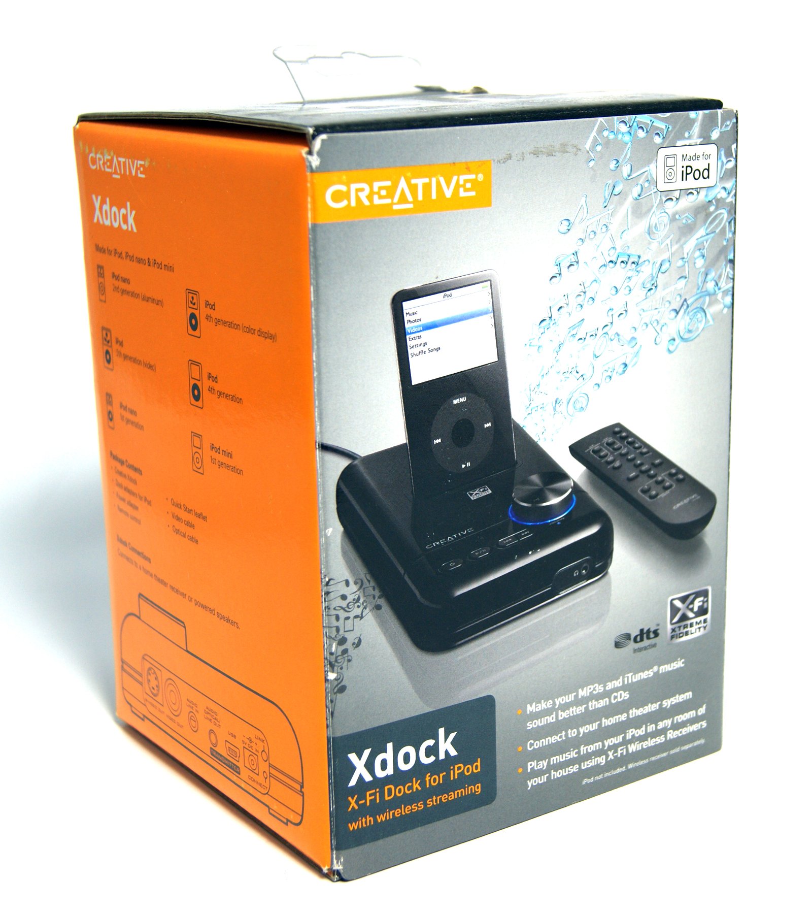 NN Creative XDock Wireless X-Fi Docking Station for iPod Black