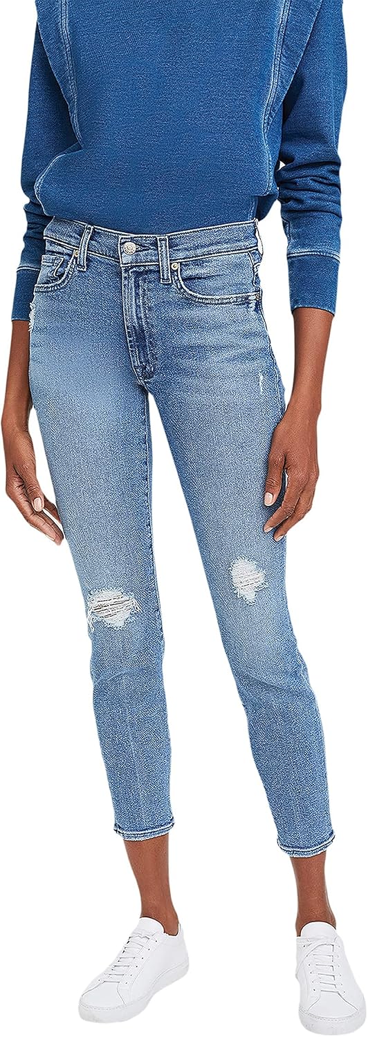 7 for All Mankind Womens Ankle Skinny Jeans