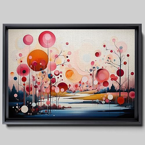 Negro y Multicolor, Impresión de Pintura en Colores Vibrantes, Arte Mural Abstracto Moderno, Decor Canvas, Wall Decor