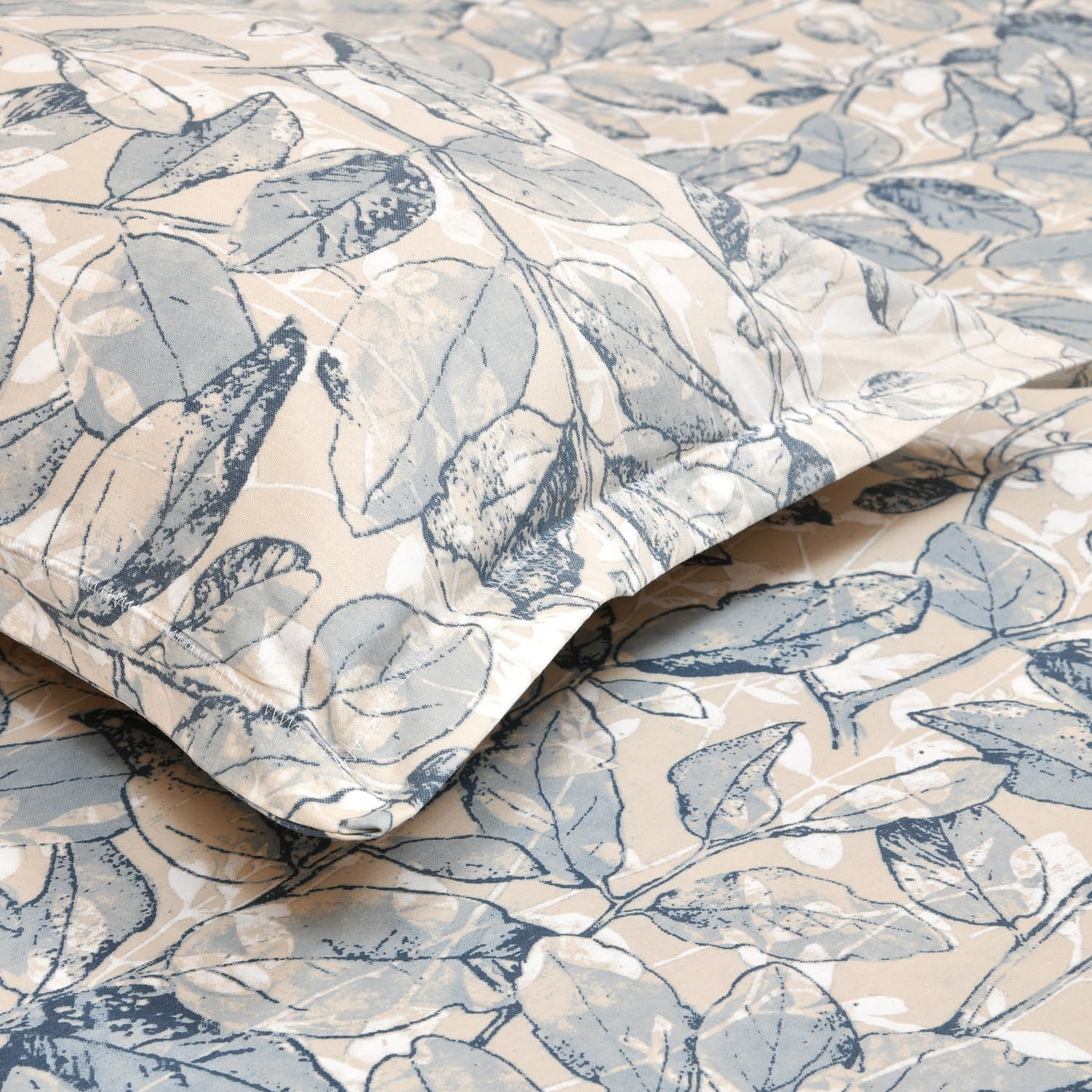 haus & kinder 100 Cotton Queen Size Bedsheet for Double Bed, 1 Cotton