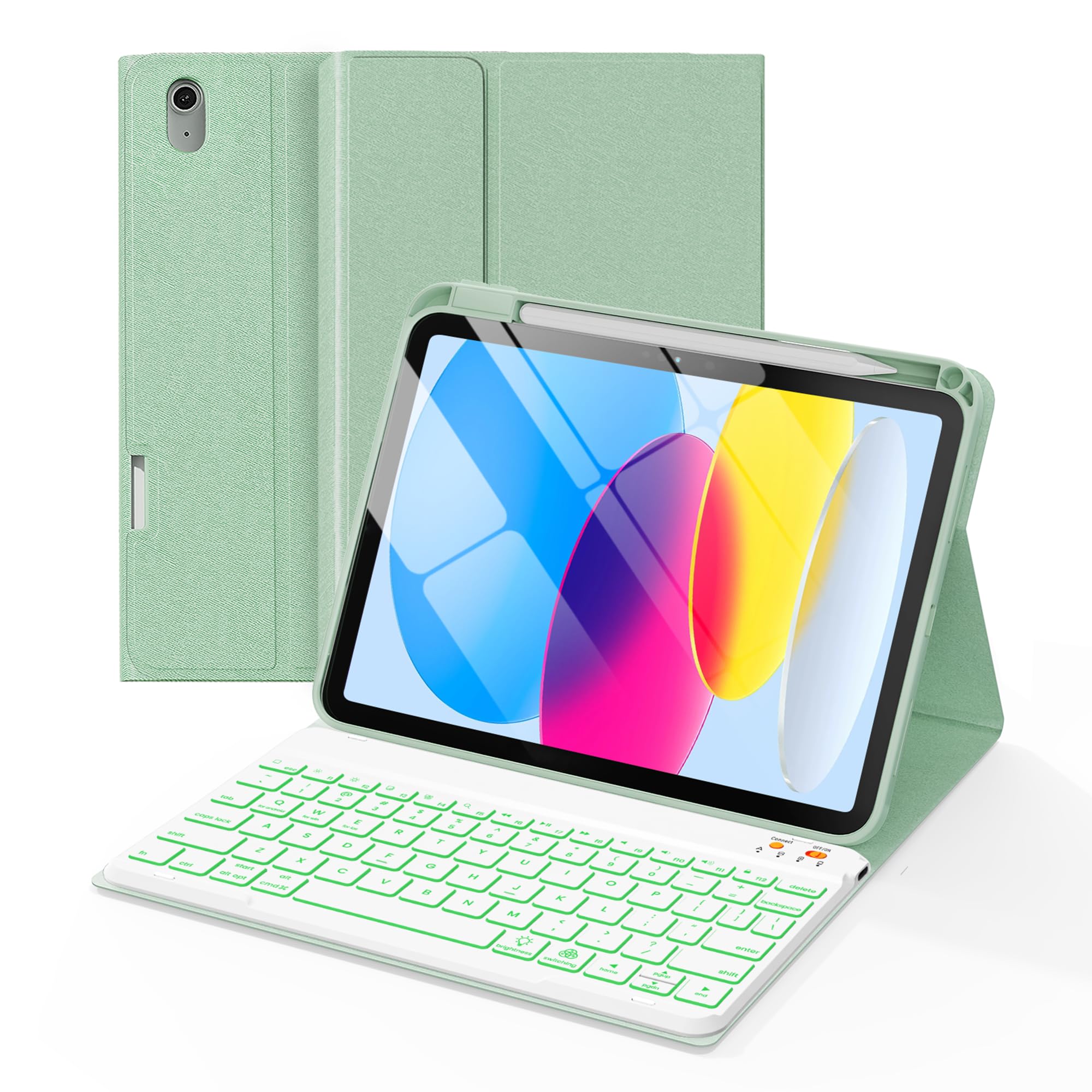 Amazon.com: Senyoson Folio Keyboard Case for iPad 10th Gen 10.9