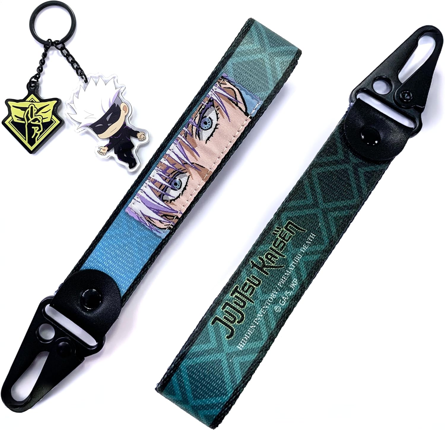 Jujutsu Kaisen - Satoru Gojo (Shibuya) Keystrap and Keychain Bundle - Otaku