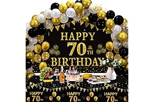 Elegant 70th Birthday Party Decorations for Women - Dazzle Your Guests with Sophisticated Decor