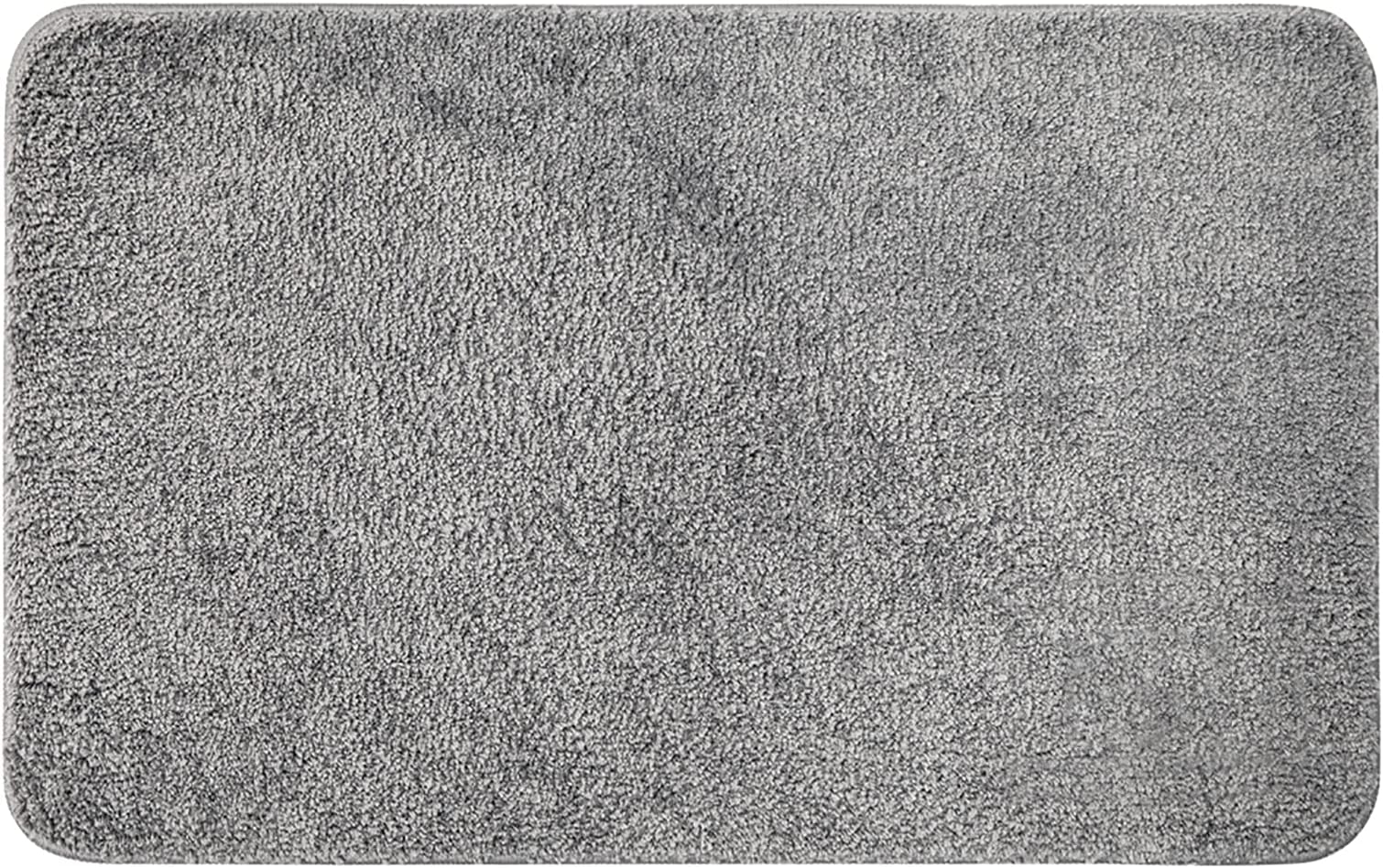 Minicoco Bath Mat Non Slip Anti Mould Mats 40 x 60 cm Curved Bath Mat