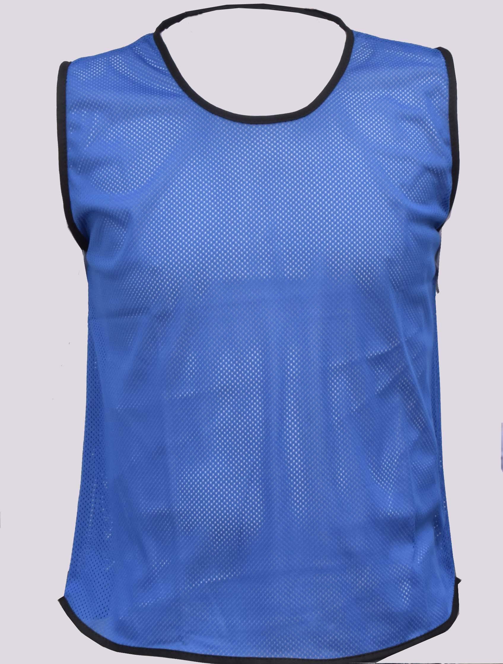 PROSTYLE SPORTS 7 Football Training Bibs Football Netball Rugby Hockey Cricket (Blue, Youth(Mens Small-Medium))