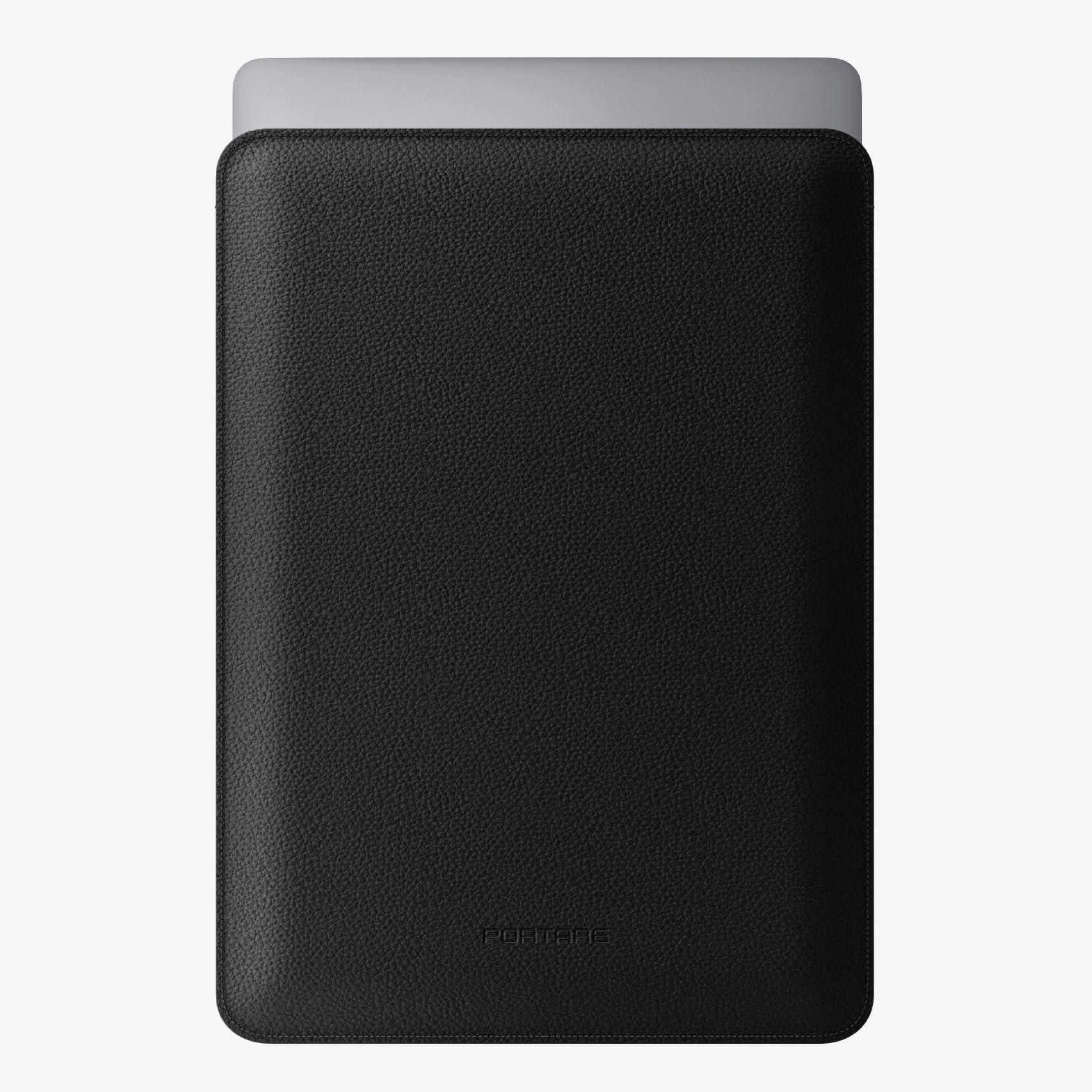 Portare Leather Sleeve Compatible with MacBook - Drop Resistance Laptop Sleeve, EVA Shell, Suede Lined