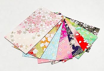 Amazon | 【Amazon.co.jp 限定】和紙かわ澄 特撰 友禅和紙 ぽち