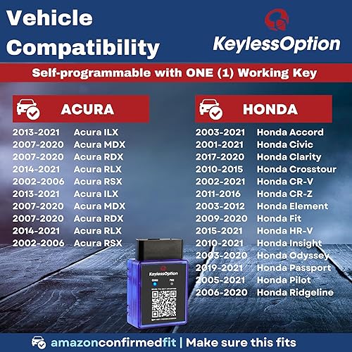 Miniatura 2 de Opción sin llave OBD Key Fob Programador DIY Plug and Pair Remote Key Fob Programación Herramienta de emparejamiento con aplicación de teléfono