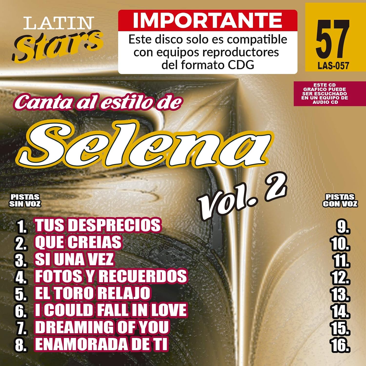 Buy Karaoke Selena, Vol. 2 Latin Stars Karaoke Online at Low Prices in India Amazon Music