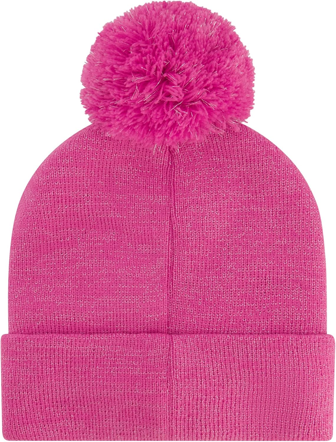 Hello Kitty Girls Beanie Hat and Gloves Set, Cuffed Knit Cap with Pom and Matching Mittens, Pink, One Size - Image 4
