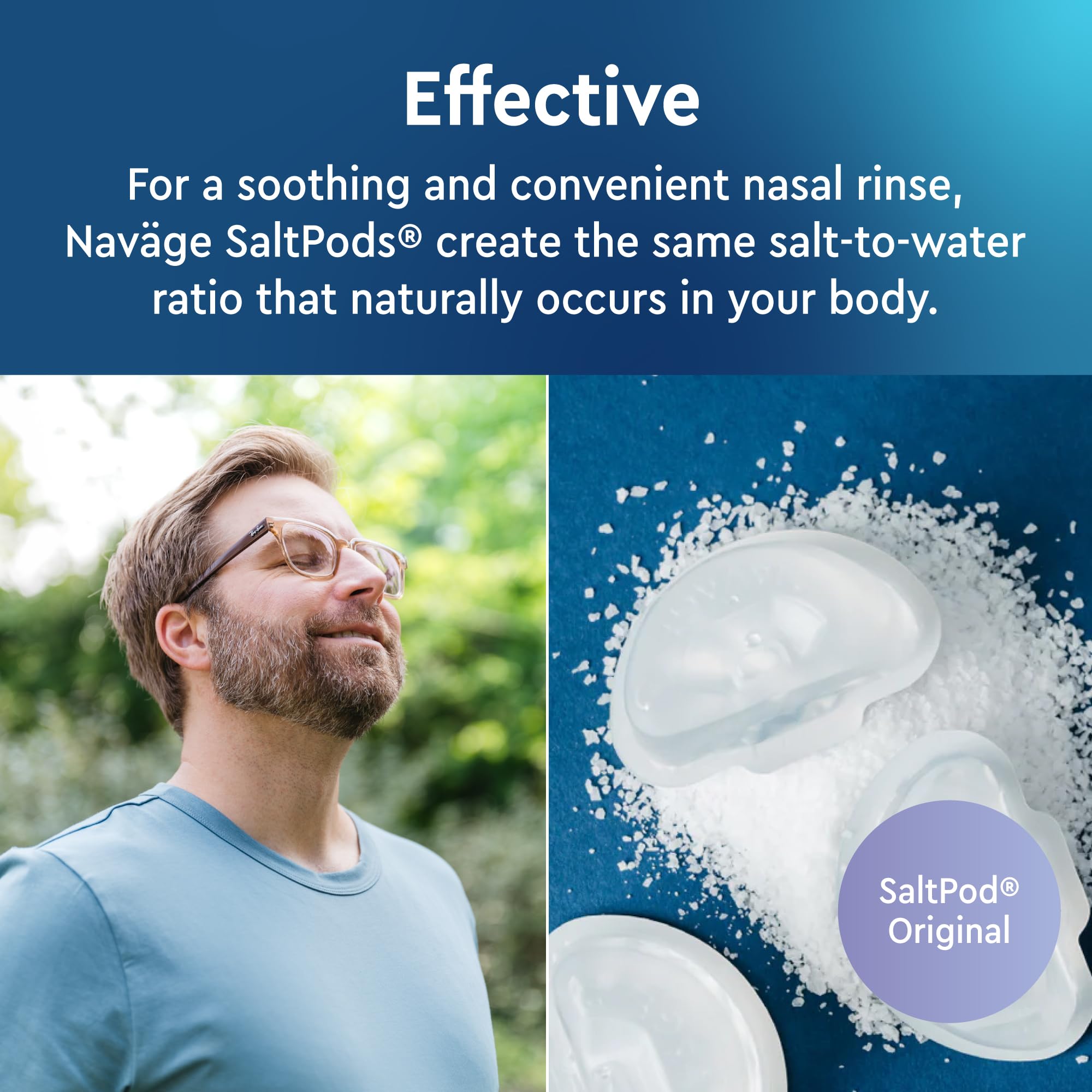 Navage® SaltPods Refills, Original Sea Salt Formula, 90 Count — Amazon image 2