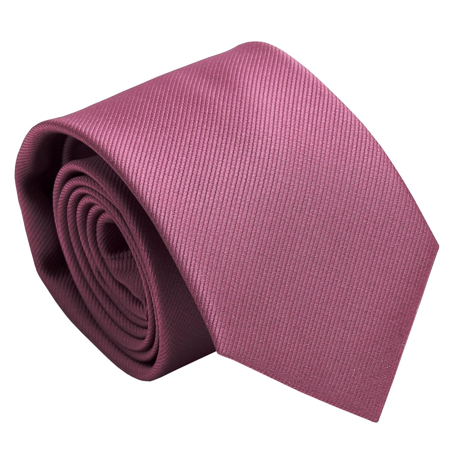 Dqt Boys Grape Plain Twill Tie – Classic Wedding & Formal Necktie