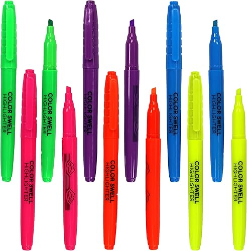 Miniatura 1 de Color Swell Paquete de 12 resaltadores a granel multicolor