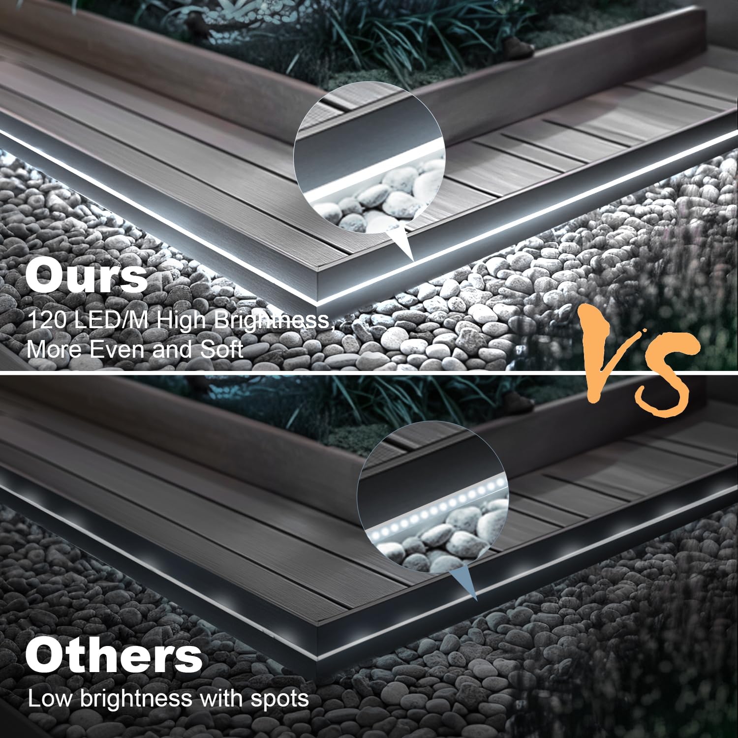 MMEEVT Neon Rope Lights, 32.8ft Cool White Dimmable LED Rope Lights, Cuttable Waterproof Flexible DIY LED Strip Lights for Bedroom, Indoor, Outdoor Decoration (Power Adapter Included)