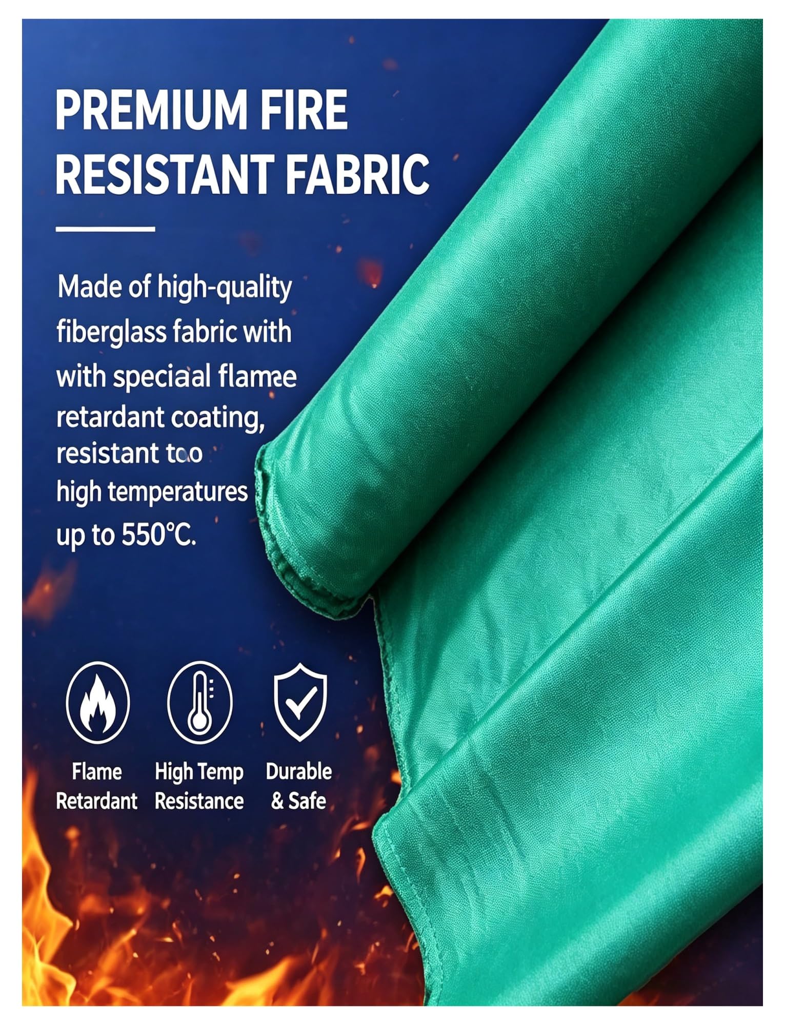 Bâche Ignifuge for Bouclier Anti-éclaboussures de soudage, Protection de l'équipement