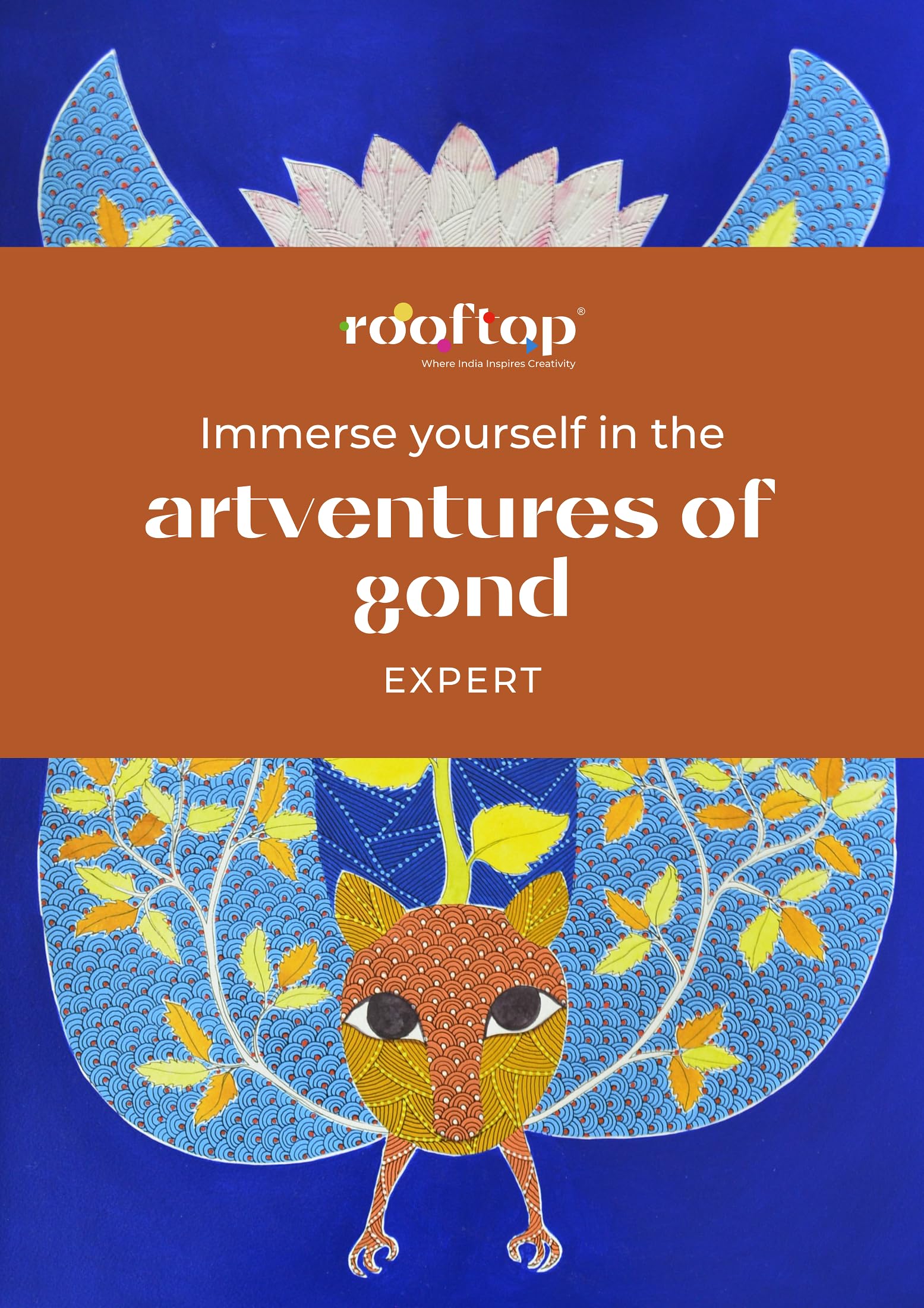 Rooftop Artventures of Gond - Expert Coloring Books | Advanced Tribal Art Designs | Stress-Relief & Mindfulness Coloring for Adults |Gond Art for ... | Folk Art for Artists & Colorists: English