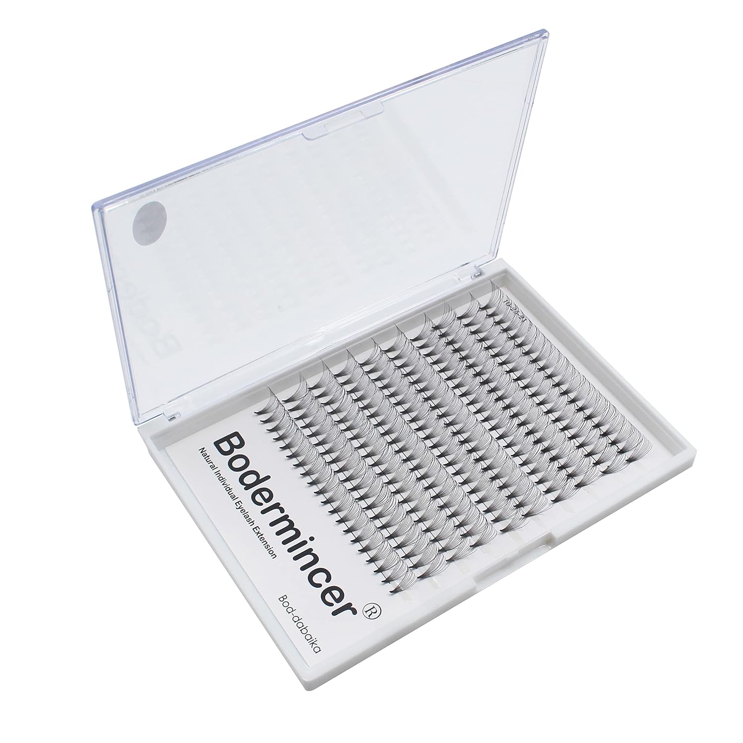 Bodermincer 10-18mm to Choose Volume Lash Extensions 10D 0.10mm D Curl Short Stem Premade Fans Soft Premade Fans Eyelash Extensions (20D 8-10-12-14mm MIX)