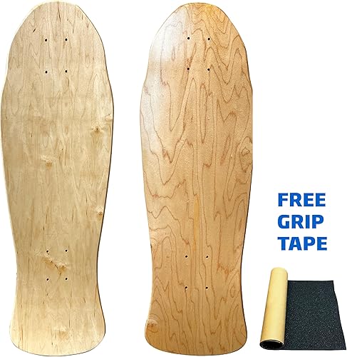 Miniatura 8 de Tabla de monopatín Old School Styles Retro 1980's Designs 8 Layer Maple Decks cóncavos y Kicktails Incluye cinta de agarre negra, úsalos o pintarlos