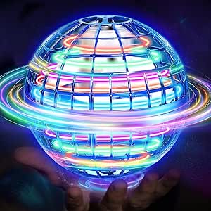 VINTOP Flying Orb Ball Toy, Magic Light Up Cosmic Fly Ball, Soaring Hover Boomerang Fidget Spinner Outdoor Stem Toys for Ages 6+ &amp; Adults Cool Birthday Children&#39;s Day Christmas