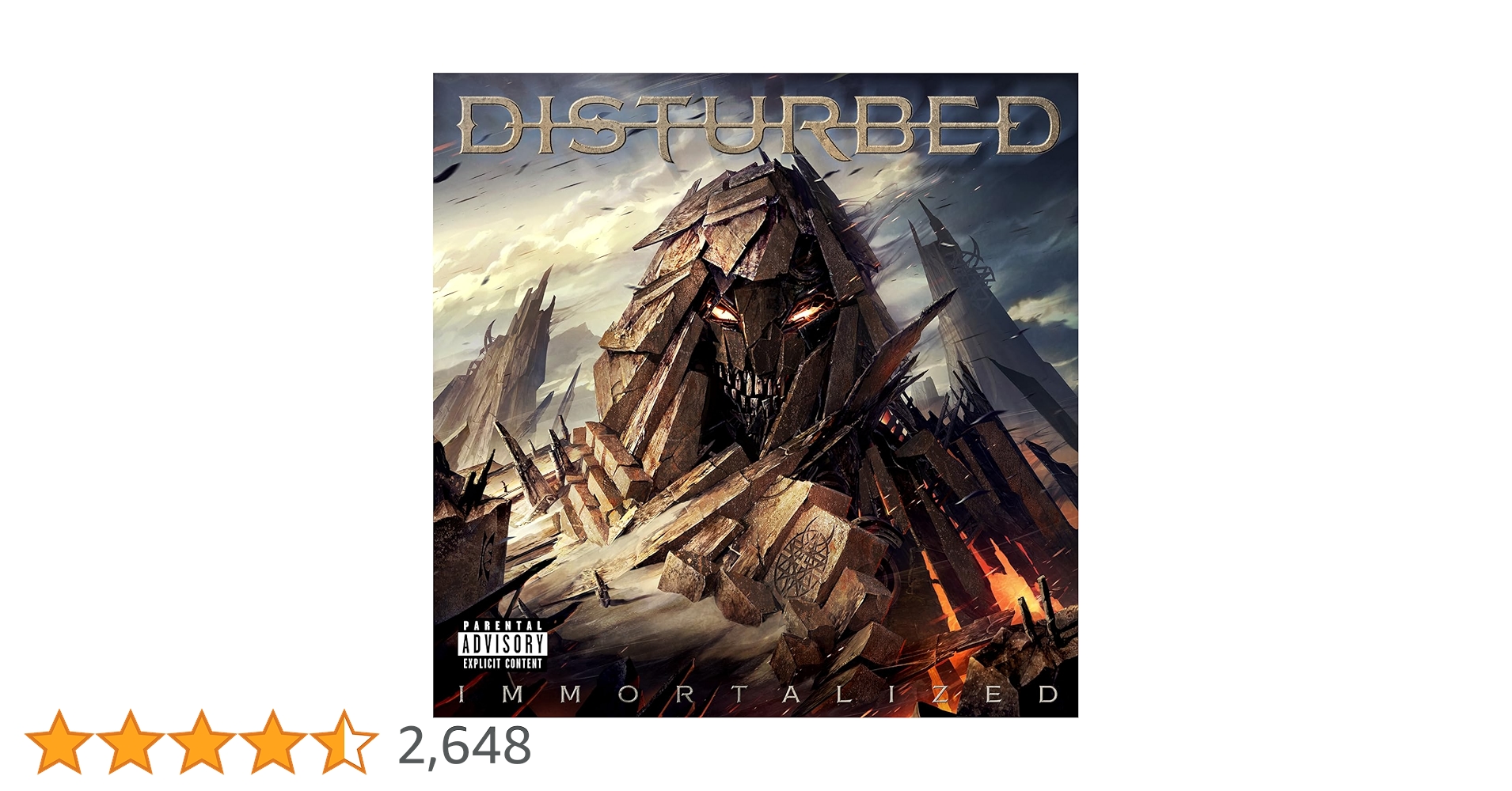 DISTURBED 5枚アルバムセット Amazon.co.jp: Immortalized -Deluxe-: ミュージック