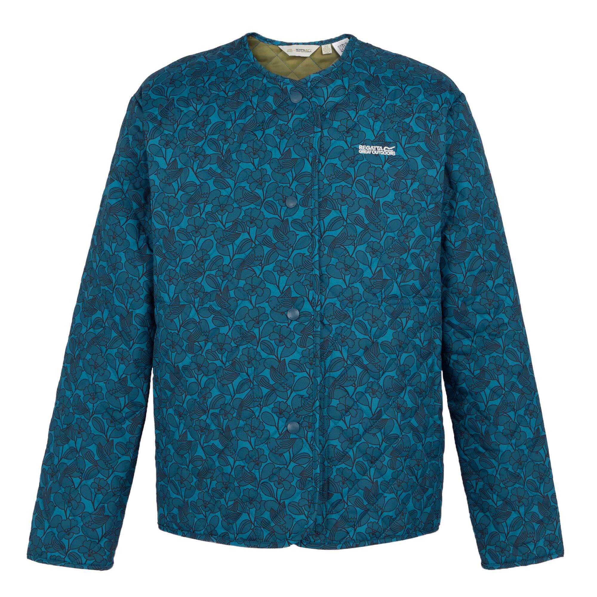 Regatta Women's Birdy Blue X Orla Kiely Quilted Jacket Size 16
