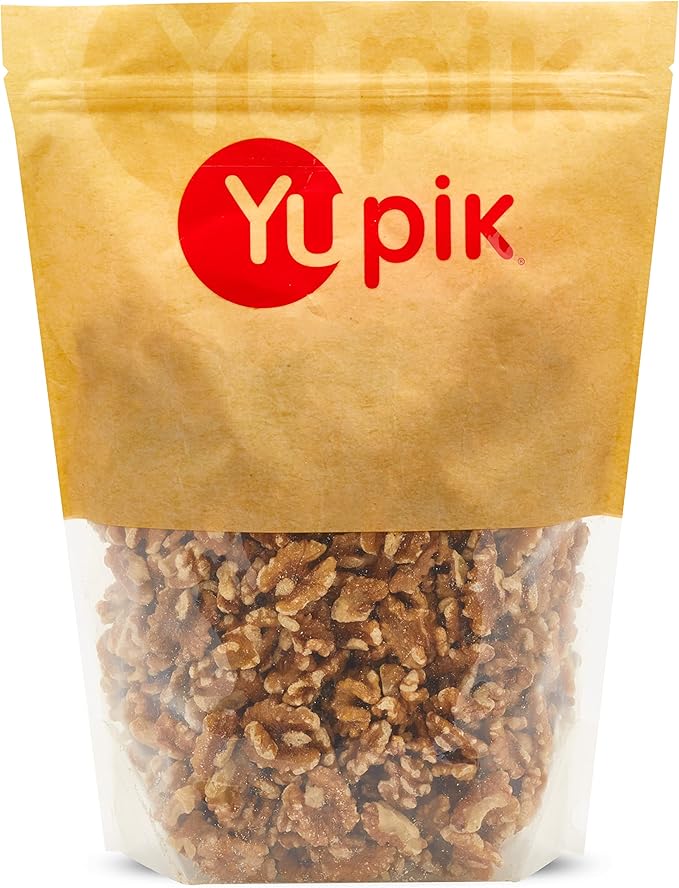 Yupik Raw California Walnuts, Halves & Pieces, 1 kg, Kosher, Gluten